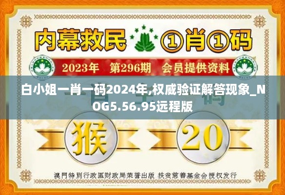 白小姐一肖一碼2024年,權(quán)威驗證解答現(xiàn)象_NOG5.56.95遠程版