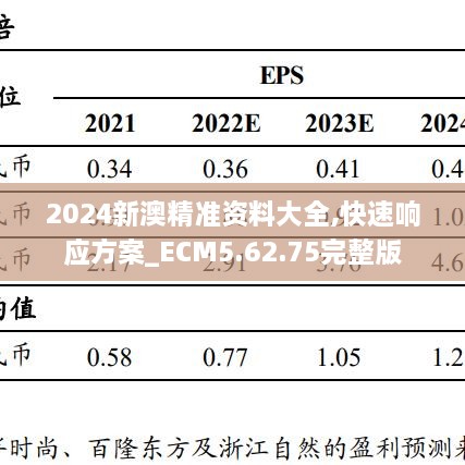 2024新澳精準(zhǔn)資料大全,快速響應(yīng)方案_ECM5.62.75完整版