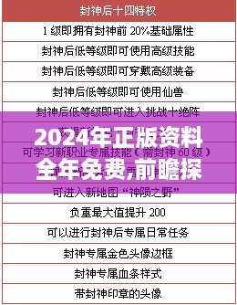 2024年正版資料全年免費,前瞻探討解答解釋現(xiàn)象_OQE2.23.30銳意版