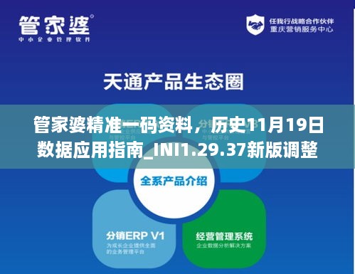 管家婆精準(zhǔn)一碼資料，歷史11月19日數(shù)據(jù)應(yīng)用指南_INI1.29.37新版調(diào)整