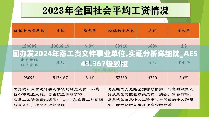 國辦發(fā)2024年漲工資文件事業(yè)單位,實證分析詳細枕_AES43.367極致版