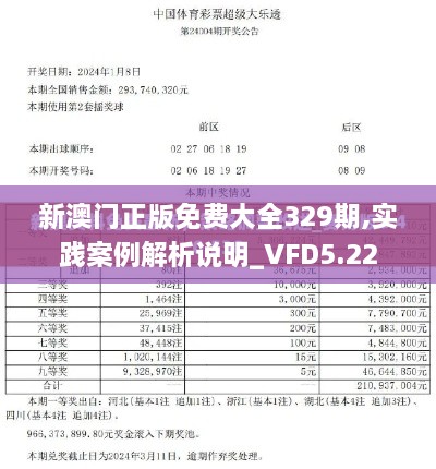 新澳門(mén)正版免費(fèi)大全329期,實(shí)踐案例解析說(shuō)明_VFD5.22