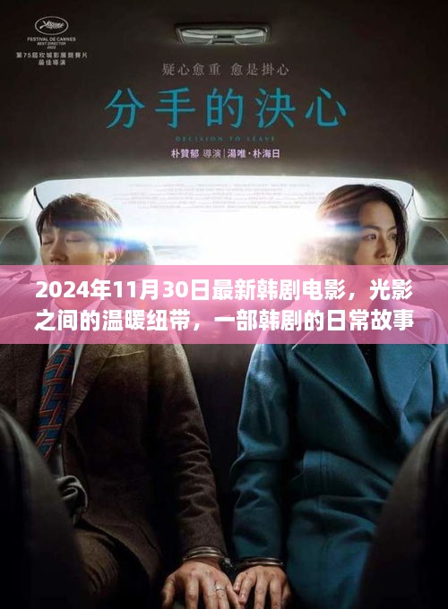 2024年11月30日最新韓劇電影，光影之間的溫暖紐帶，一部韓劇的日常故事