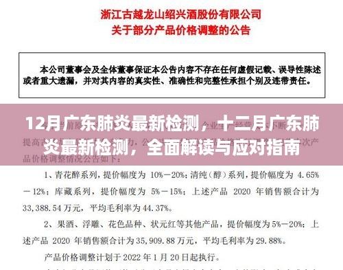 12月廣東肺炎最新檢測(cè)，十二月廣東肺炎最新檢測(cè)，全面解讀與應(yīng)對(duì)指南