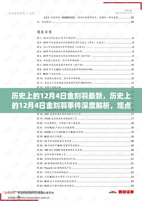 歷史上的12月4日金刻羽事件深度解析與觀點立場闡述