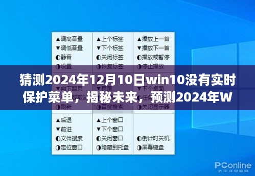 揭秘預測，2024年Windows 10系統(tǒng)更新后實時保護菜單何去何從？未來趨勢分析。