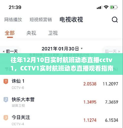 CCTV1實(shí)時(shí)航班動(dòng)態(tài)直播指南，輕松追蹤航班動(dòng)態(tài)，初學(xué)者友好教程