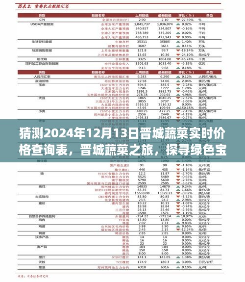 晉城蔬菜價格預測與綠色寶藏探尋之旅，心靈之旅啟程于2024年12月13日