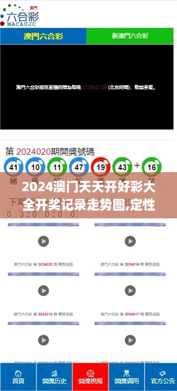 2024澳門天天開好彩大全開獎記錄走勢圖,定性解析說明_免費(fèi)版18.591