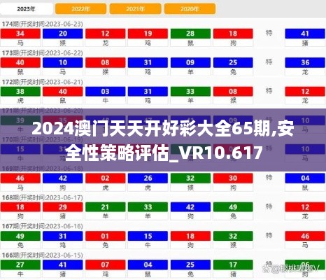 2024澳門天天開好彩大全65期,安全性策略評(píng)估_VR10.617