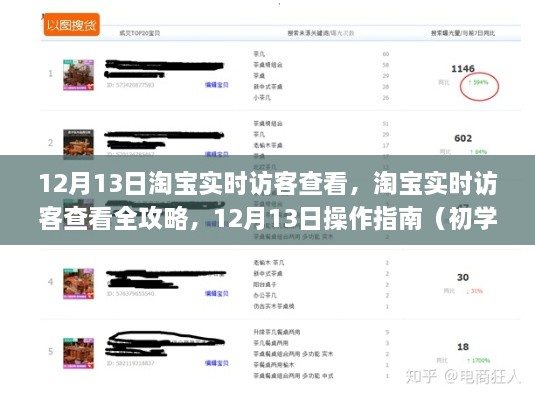 淘寶實時訪客查看全攻略，12月13日操作指南（適合初學(xué)者與進(jìn)階用戶）