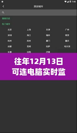 歷年12月13日精選，可連電腦實(shí)時(shí)監(jiān)視相機(jī)全解析與功能展示