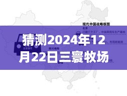 2024年12月22日三寰牧場實時路況分析與展望，周邊交通評測報告