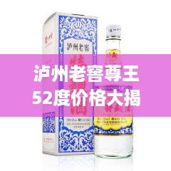 瀘州老窖尊王52度價格大揭秘！