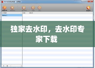 獨(dú)家去水印，去水印專家下載 