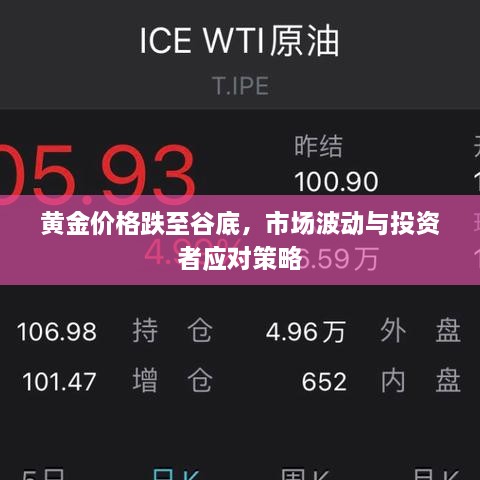 黃金價(jià)格跌至谷底，市場波動(dòng)與投資者應(yīng)對(duì)策略