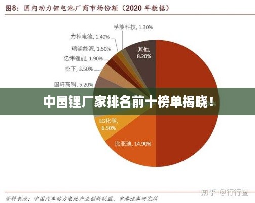 中國鋰廠家排名前十榜單揭曉！