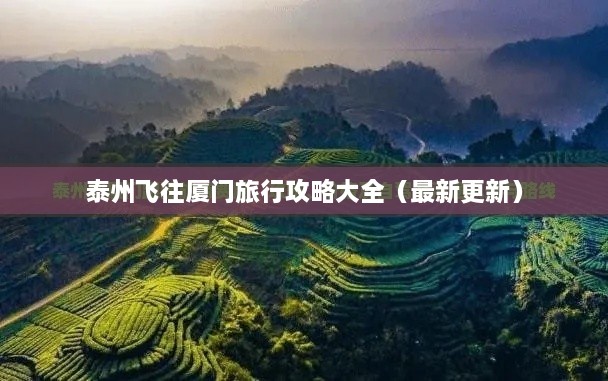 泰州飛往廈門旅行攻略大全（最新更新）